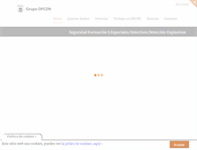 Tablet Screenshot of grupoopcon.com